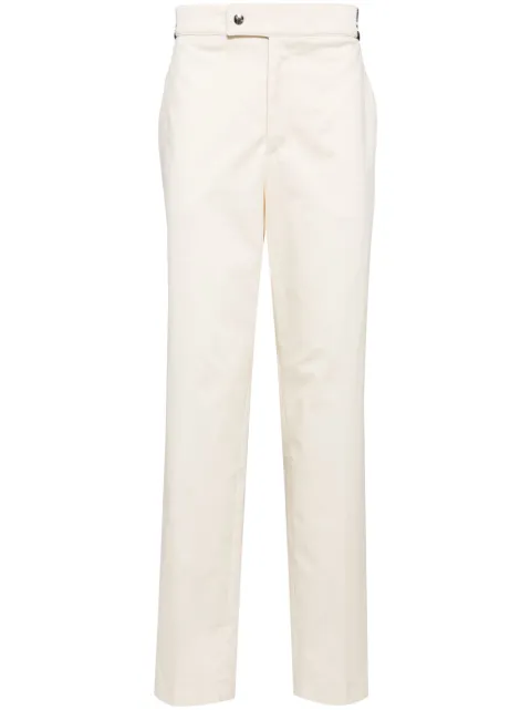 Moncler pantalones tapered con detalles de rayas
