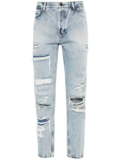 HUGO distressed-finish jeans