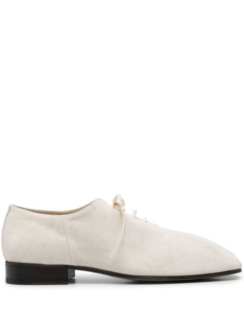 LEMAIRE squared canvas derby shoes