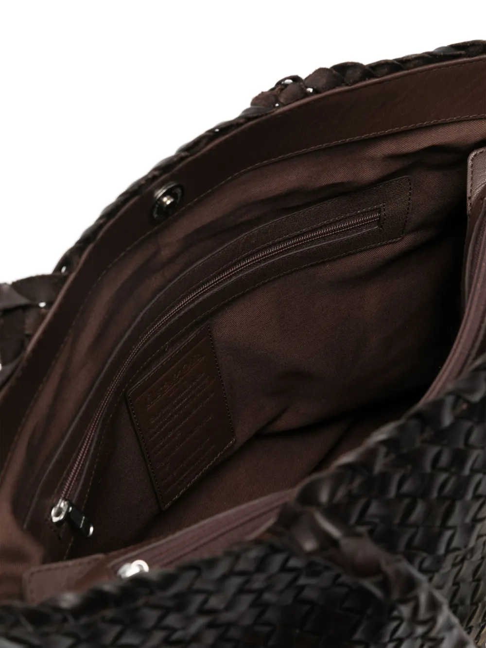 DRAGON DIFFUSION Shopper met Vintage Check Bruin