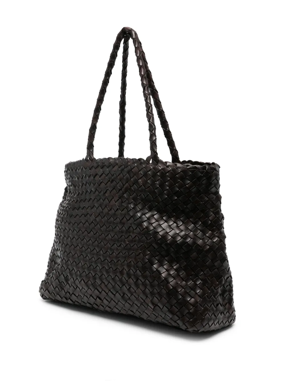 DRAGON DIFFUSION Shopper met Vintage Check Bruin