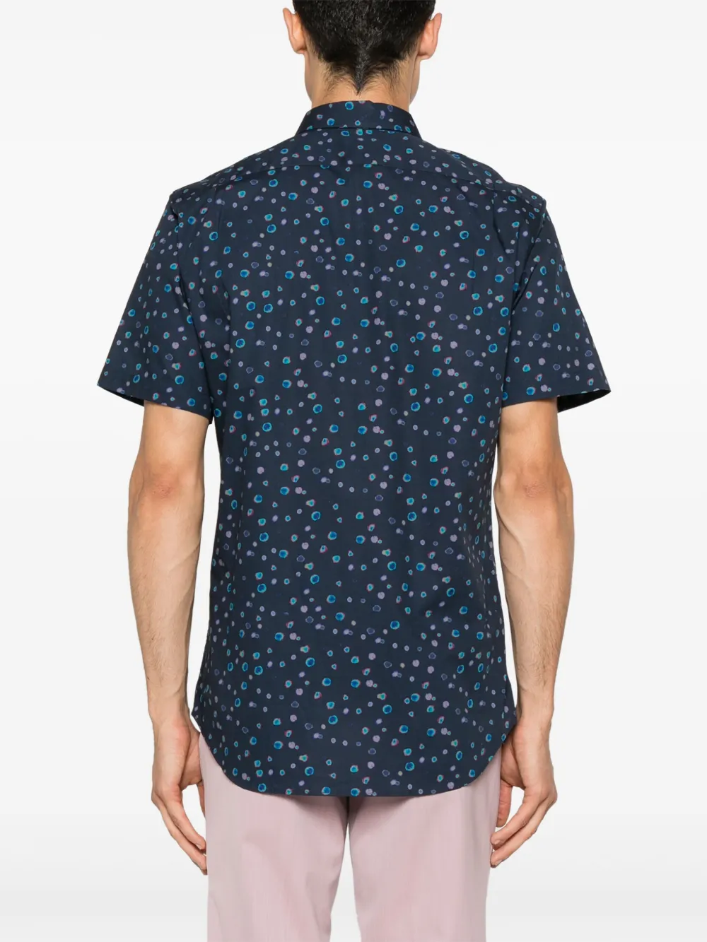PS Paul Smith Overhemd met stippen Blauw