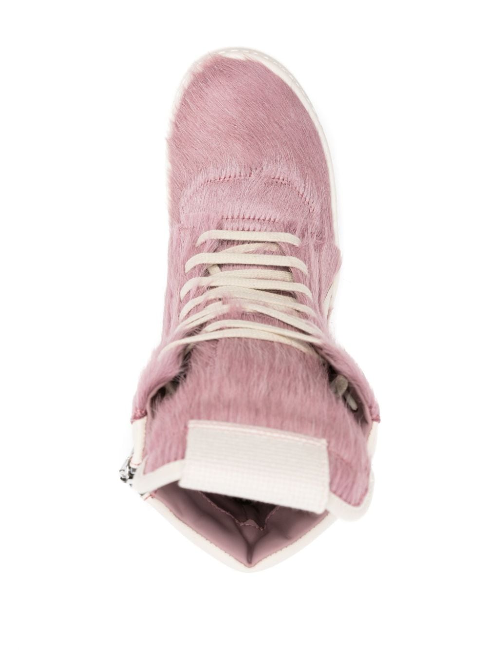 Shop Rick Owens Geobasket High-top Sneakers In Pink