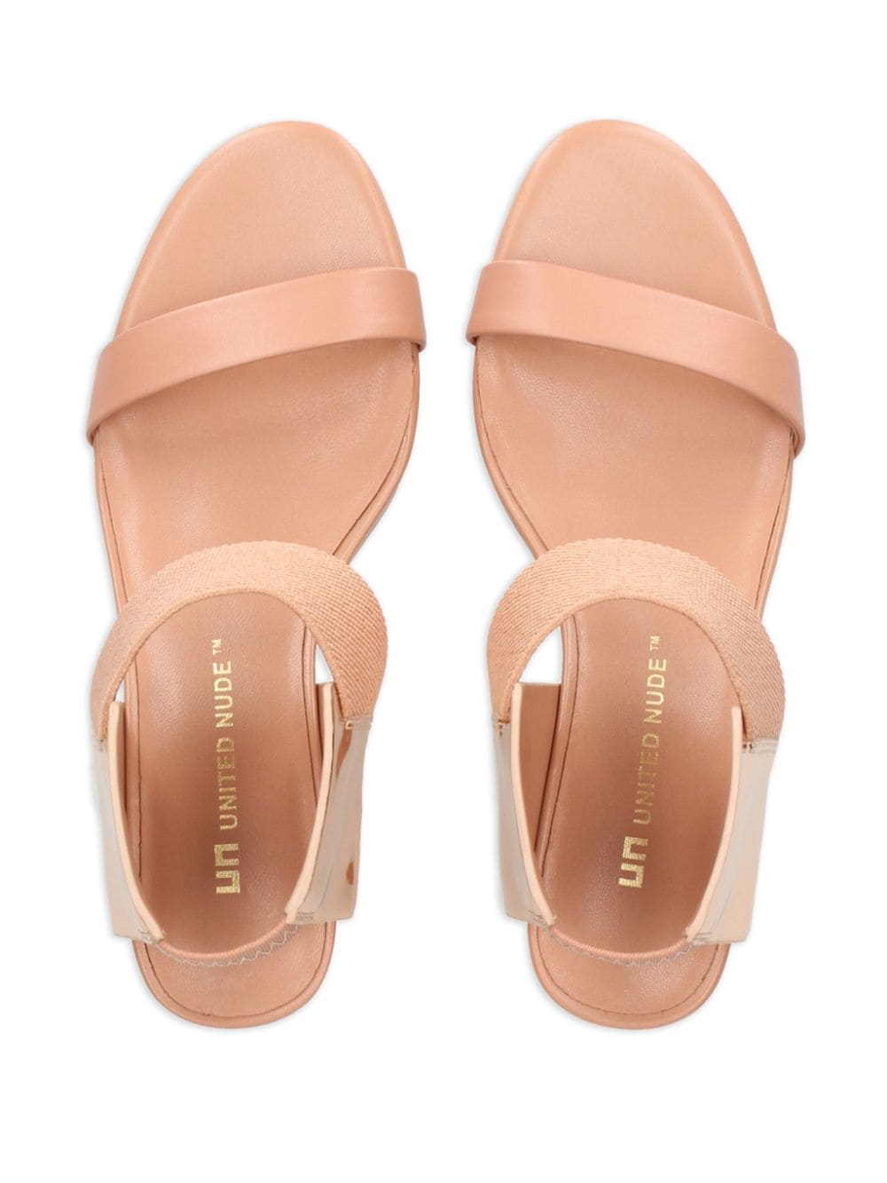 Shop United Nude Raila 60mm Leather Sandals In Pink