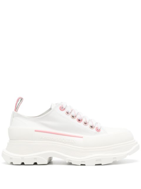 Alexander McQueen Tread Slick canvas sneakers Women