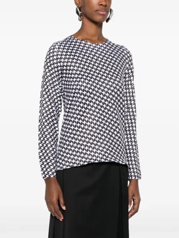 Comme Des Garçons Comme Des Garçons star-print Knitted T-shirt