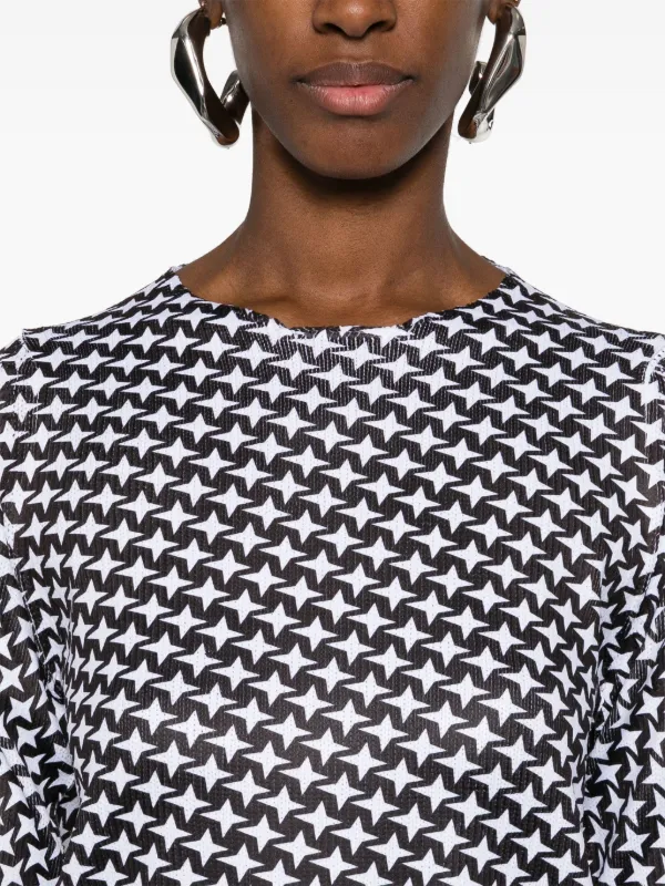 Comme Des Garçons Comme Des Garçons star-print Knitted T-shirt