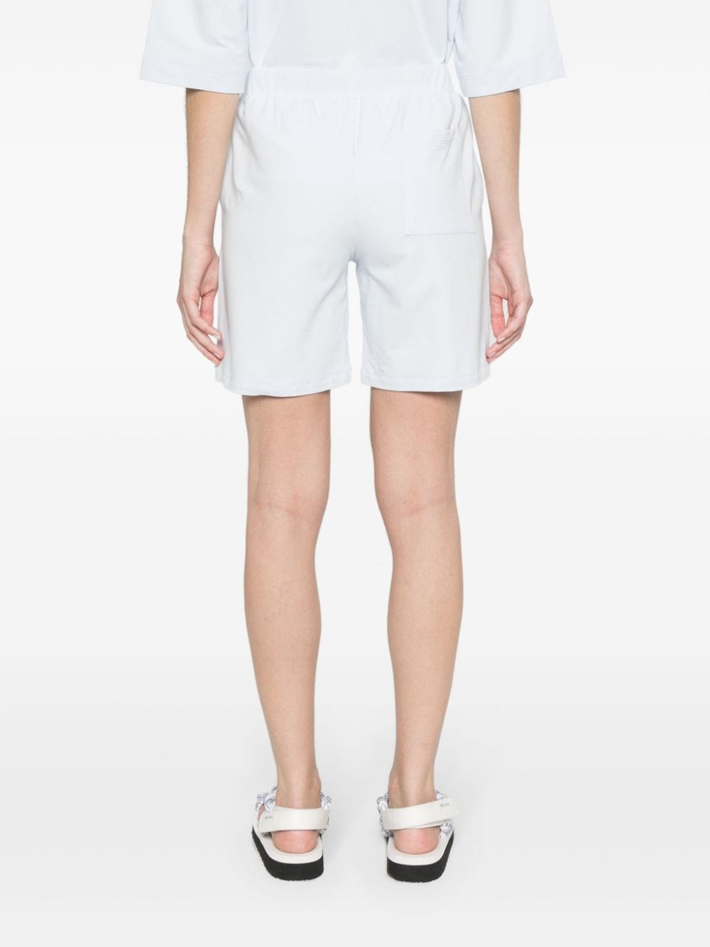 Shop Hanro Jersey Organic-cotton-blend Shorts In Blue