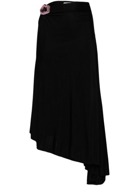 Sonia Rykiel mouth-detail asymmetric skirt