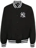 NEW ERA CAP logo-embroidered bomber jacket - Black
