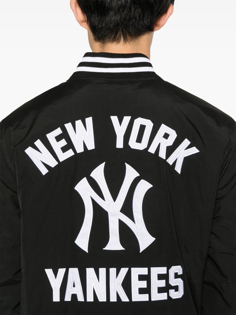 Shop New Era Logo-embroidered Bomber Jacket