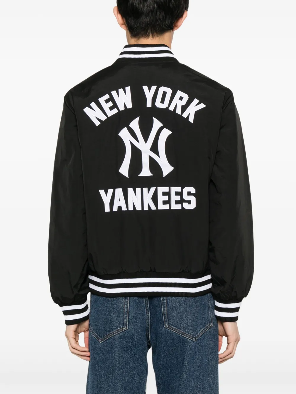 Shop New Era Logo-embroidered Bomber Jacket