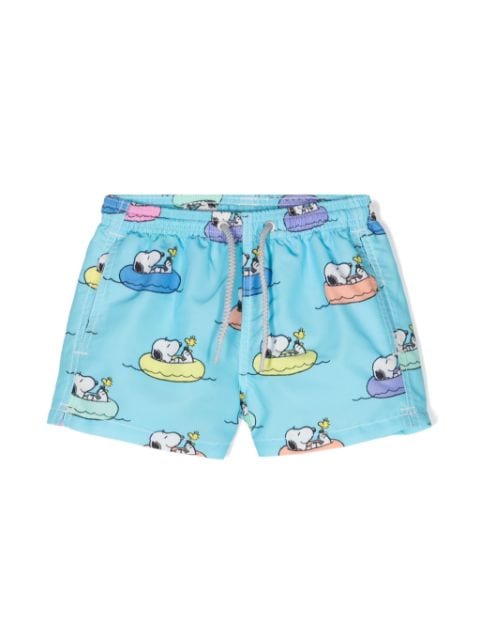 MC2 Saint Barth Kids Chillin Snoopy 31 swim shorts