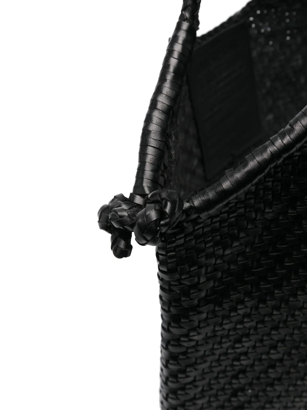DRAGON DIFFUSION Minga leren shopper Zwart