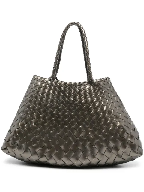 DRAGON DIFFUSION small Santa Croce leather tote bag 