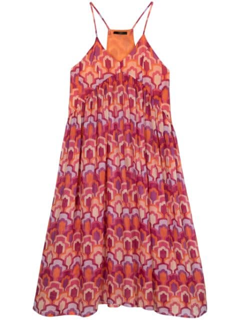 Seventy abstract-print cotton dress