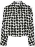 Comme Des Garçons Comme Des Garçons houndstooth-print jacket - Black