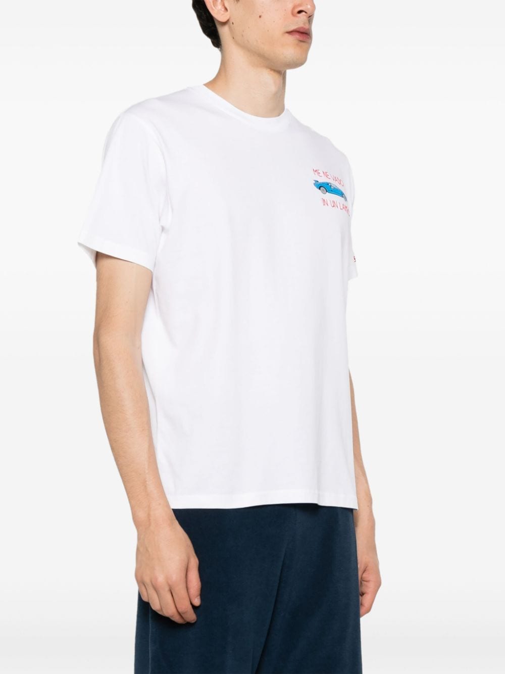 Shop Mc2 Saint Barth In Un Lombo Cotton T-shirt In White