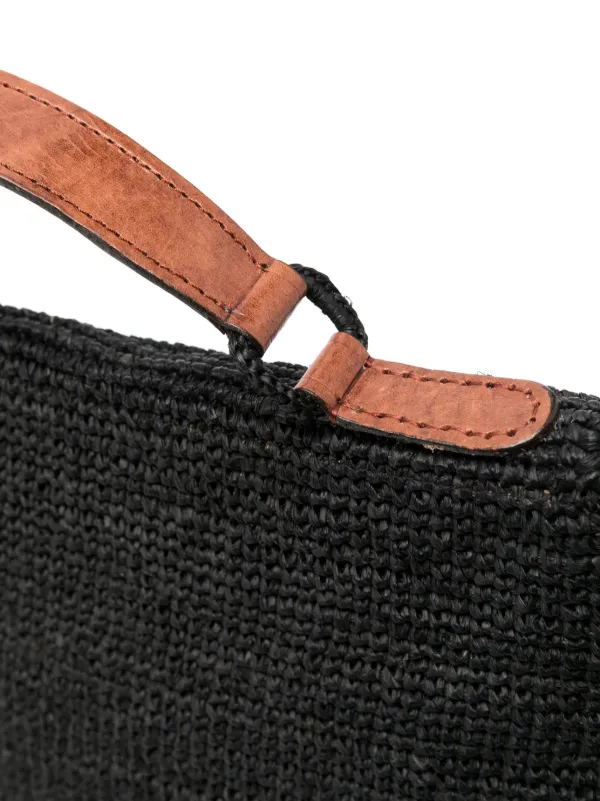 トートバッグ IBELIV SS25 LAHADY BAG (LAHADY BLACK) IBELIV Lahady Raffia Tote Bag | Black | FARFETCH
