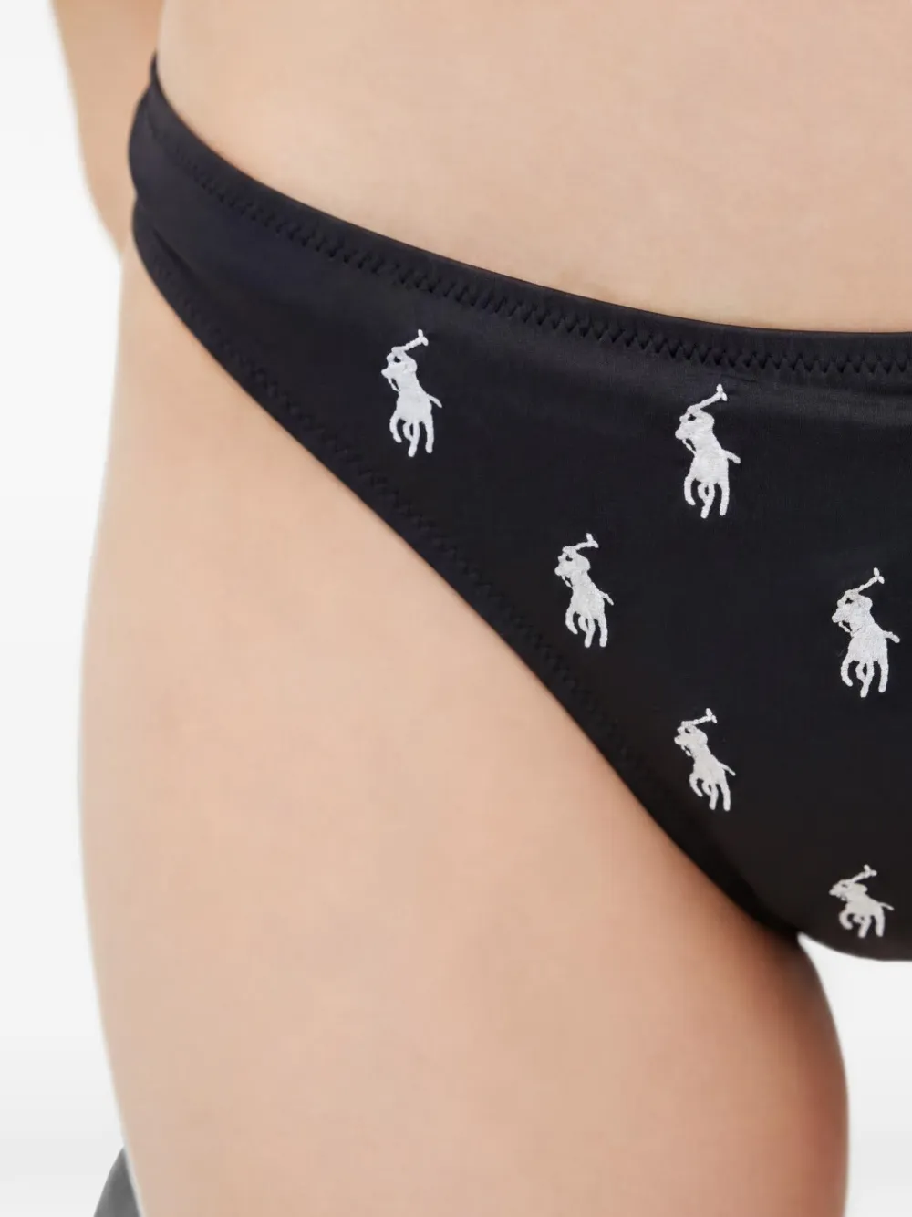 Polo Ralph Lauren Bikinislip met logoprint Zwart