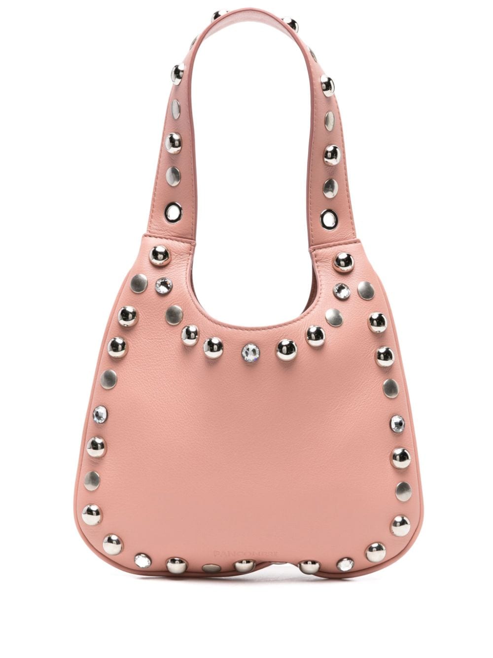 Panconesi Small Diamanti Saddle Bag In Pink