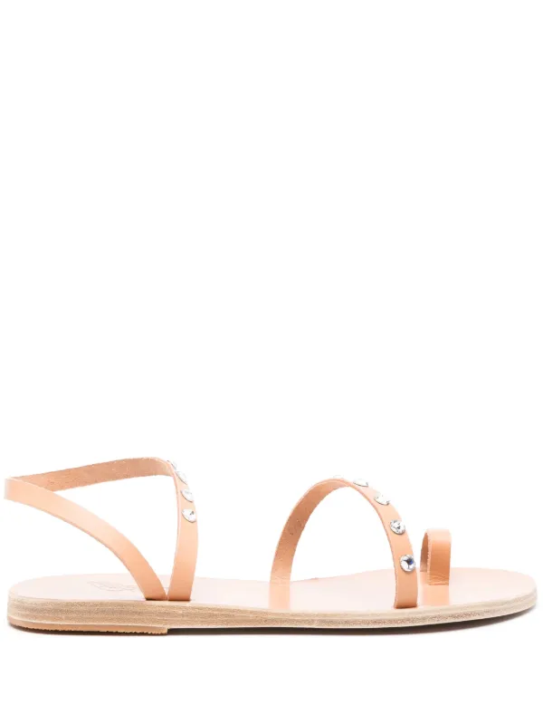 Ancient Greek Sandals Eleftheria Leather Sandals Neutrals