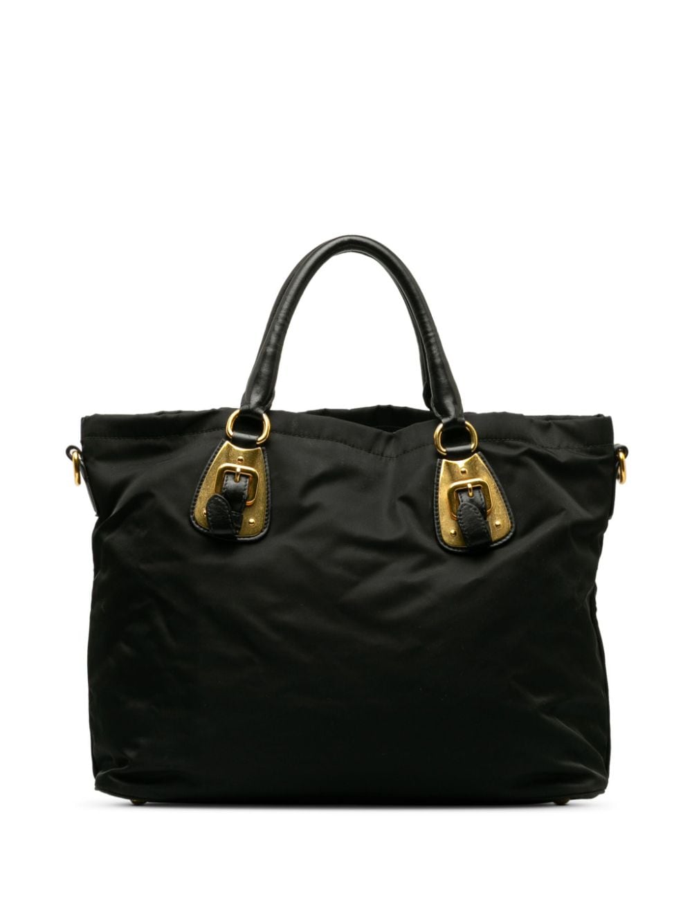 Prada Pre-Owned 2010-2023 Tessuto two-way bag - Zwart
