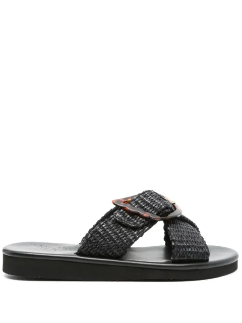 Ancient Greek Sandals Thais straw slides