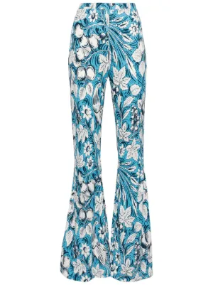 Pantalon Jambes Larges "Ellington" Diane Von Furstenberg - Taille US XS - Rouge - Neuf Avec Étiquettes