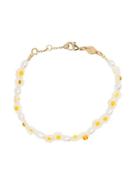 Anni Lu Daisy Flower pearl bracelet