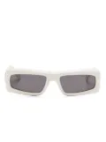 Palm Angels Eyewear Yreka rectangle-frame sunglasses - White