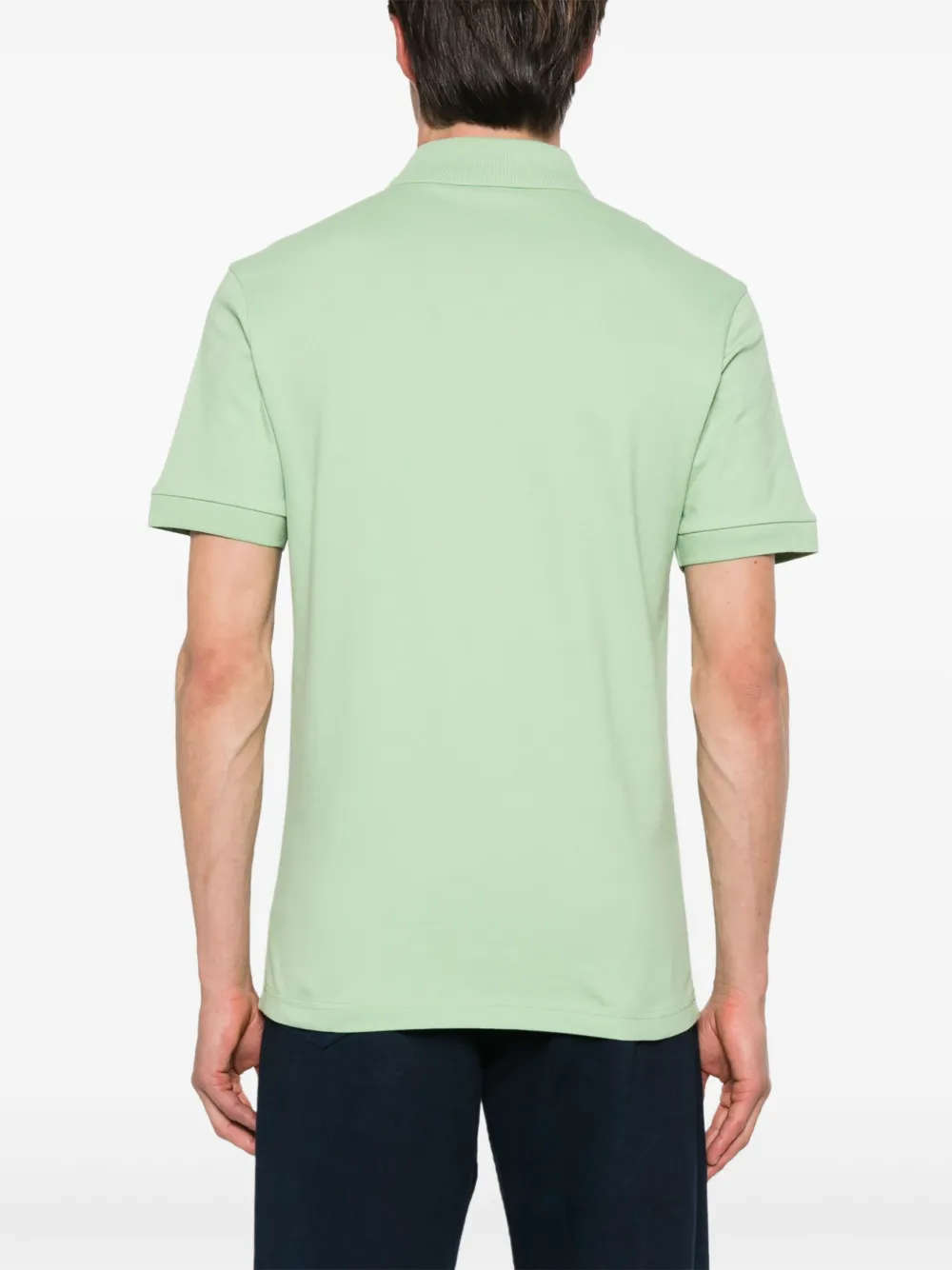 Shop Hugo Boss Appliqué-logo Polo Shirt In Green