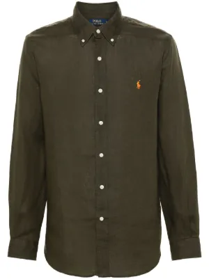 Polo Ralph Lauren リネンシャツ | グリーン | FARFETCH JP