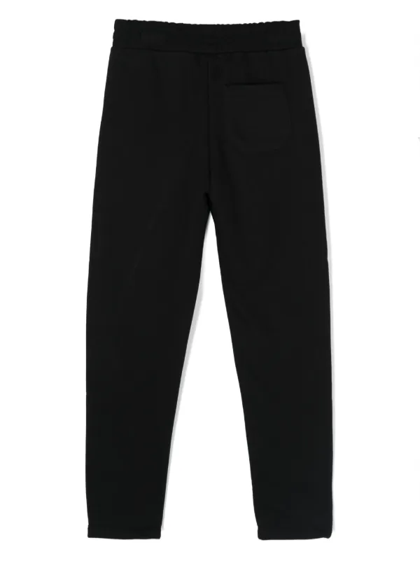 キッズ用ボトムス Golden Goose PANTS (GYP01570P001230 35548) Golden Goose Kids star-print seam-detail Track Pants | Black