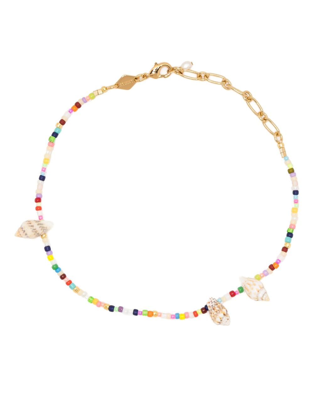 Anni Lu Shell-charm Anklet In Gold