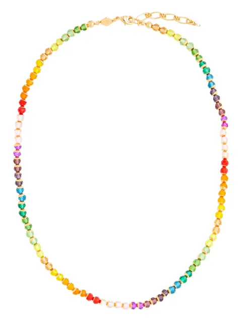 Anni Lu rainbow crystal beaded necklace