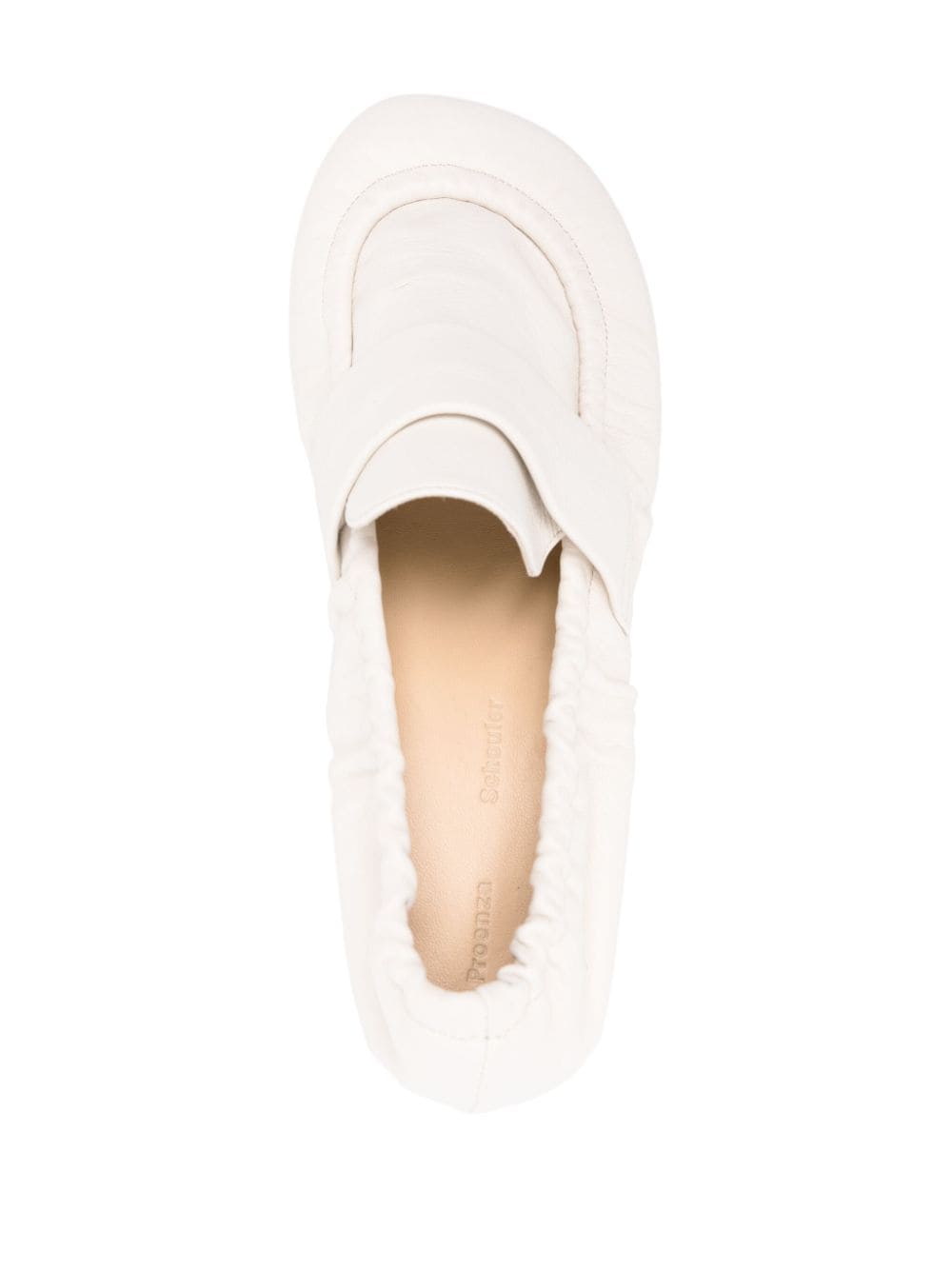 Shop Proenza Schouler 60mm Leather Pumps In White
