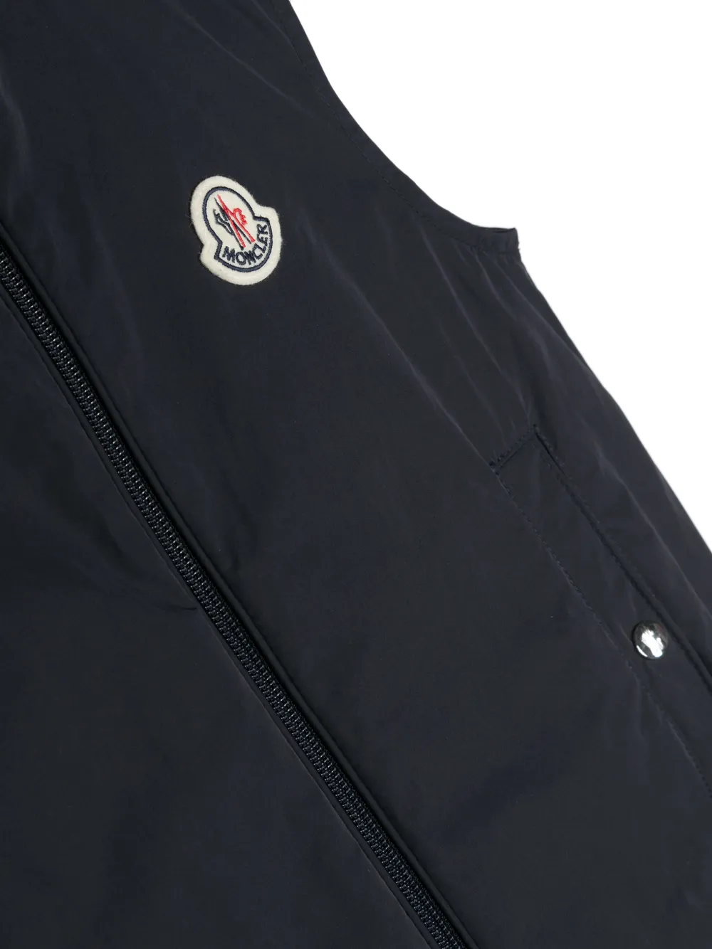 Moncler Enfant Bodywarmer met capuchon Blauw