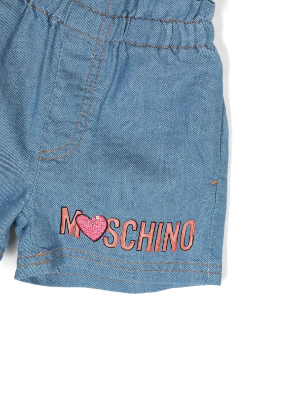 Moschino Kids テディベア プリント Tシャツ＆ショートパンツ セット