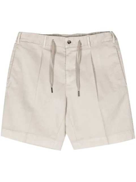 Dell'oglio pleated chino shorts