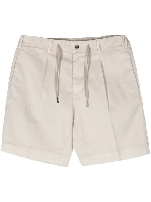 Short chino à design plissé - Dell'oglio - Modalova
