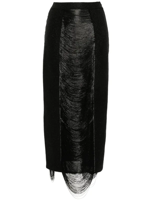 【関税&送料込】Alexander Mcqueen Black Canvas Skirt Alexander McQueen Black Canvas Skirt – LOZURI®
