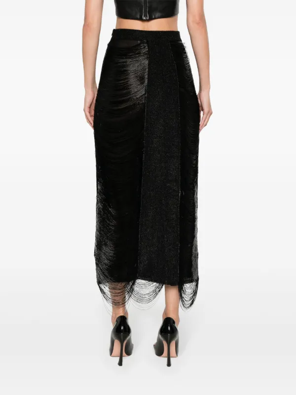 スカート alexander mcqueen Alexander McQueen Skirts Black 27591446_57353740_600.jpg