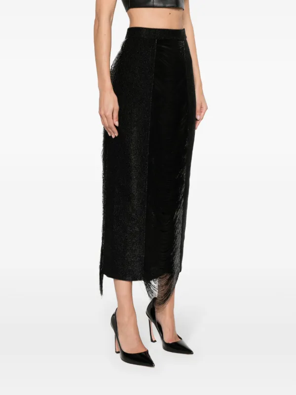 スカート ALEXANDER MCQUEEN Woman Skirt Black 768608Q1A65 1000 27591446_57353740_600.jpg