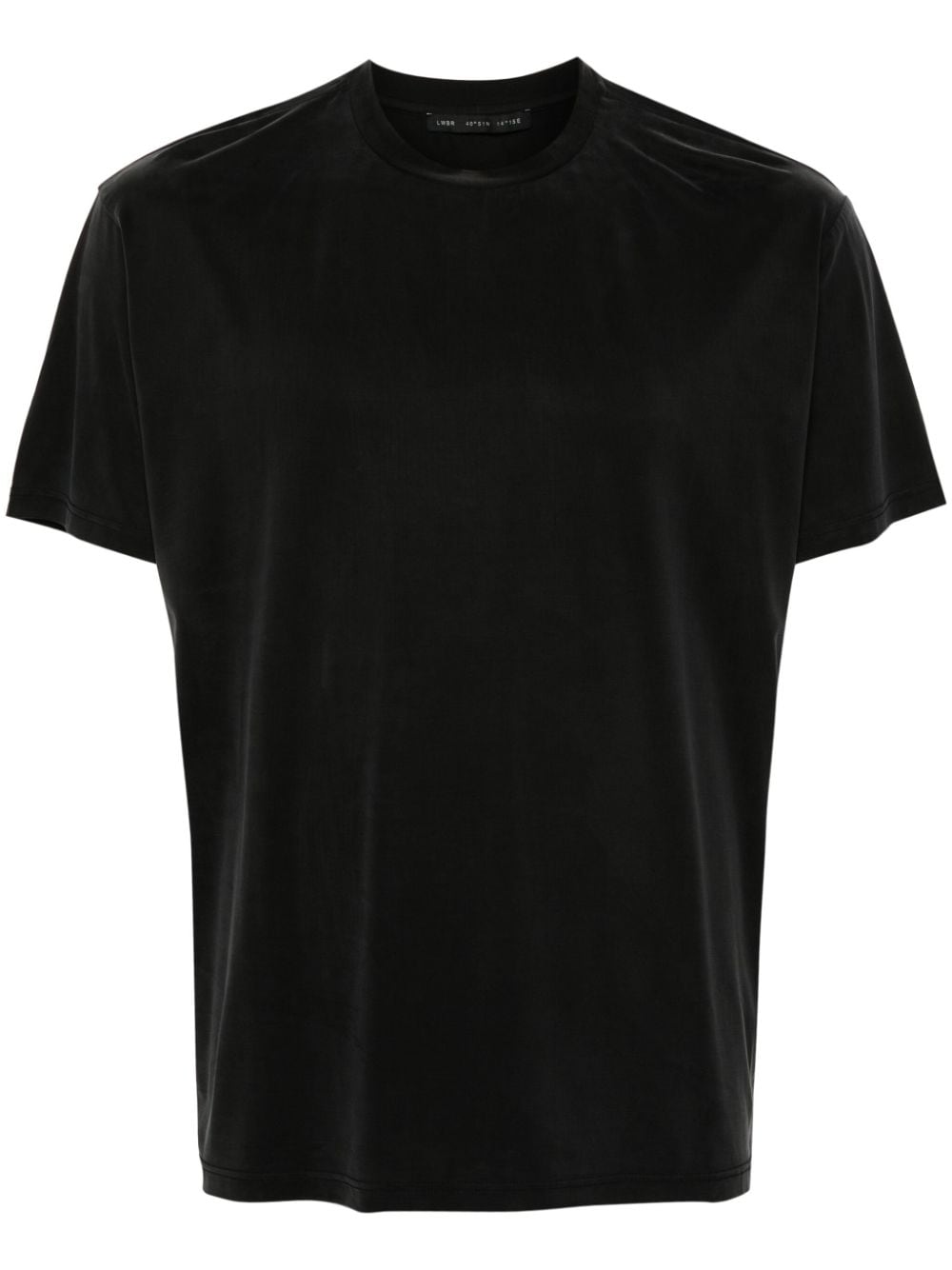 Low Brand Crew-neck Jersey T-shirt In Black