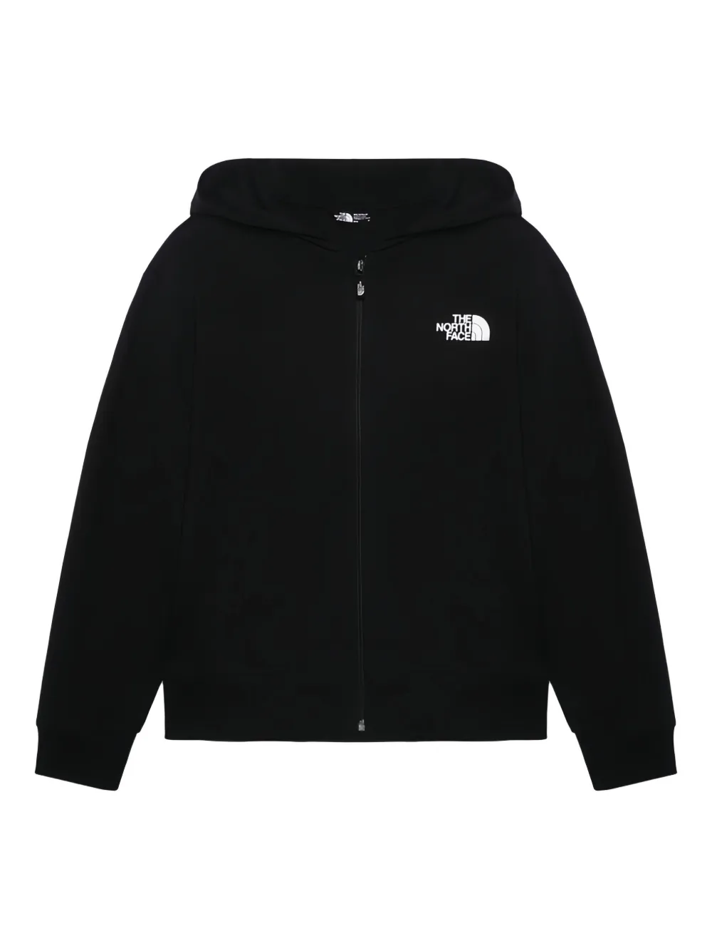 The North Face Kids ジップアップ パーカー - ブラック