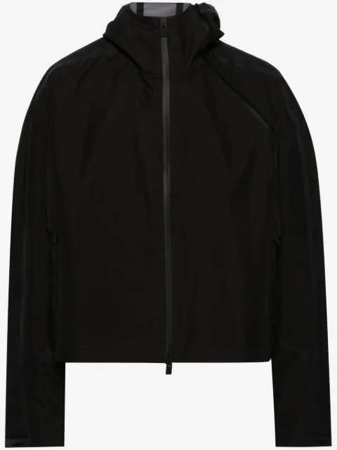 HELIOT EMIL decorative-zips hooded jacket
