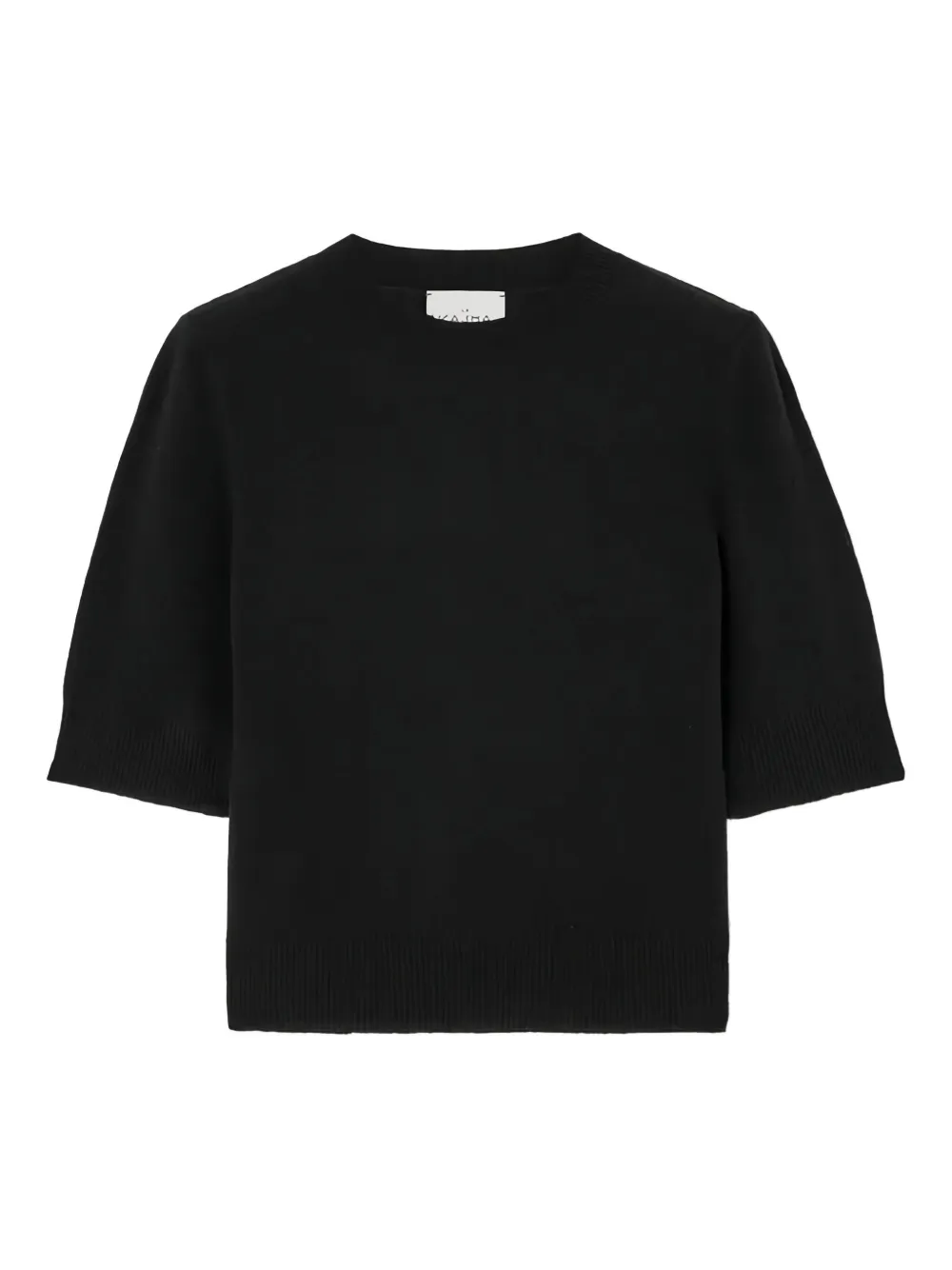 Le Kasha short-sleeves sweater - Nero