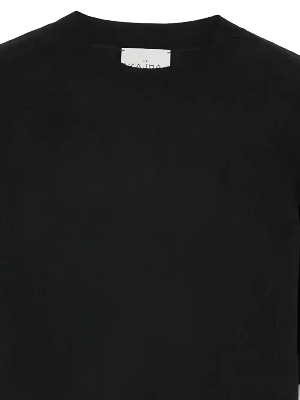 Le Kasha Trui met korte mouwen Zwart