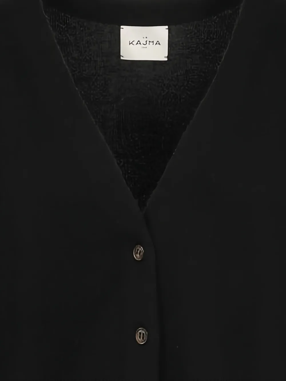 Le Kasha Sydney vest met knopen Zwart